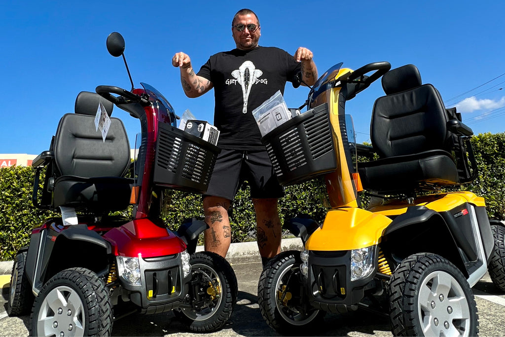 Senior citizens mobility scooter give away. This one will melt your heart.