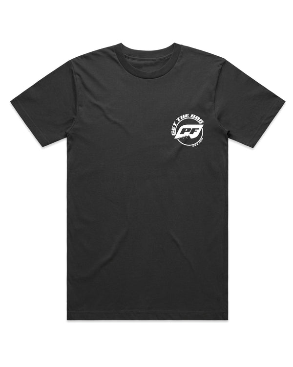 Heritage White Logo T-Shirt - Coal
